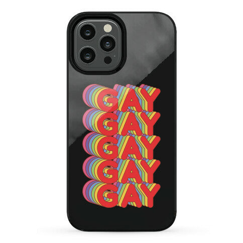 Gay Retro Rainbow Phone Case